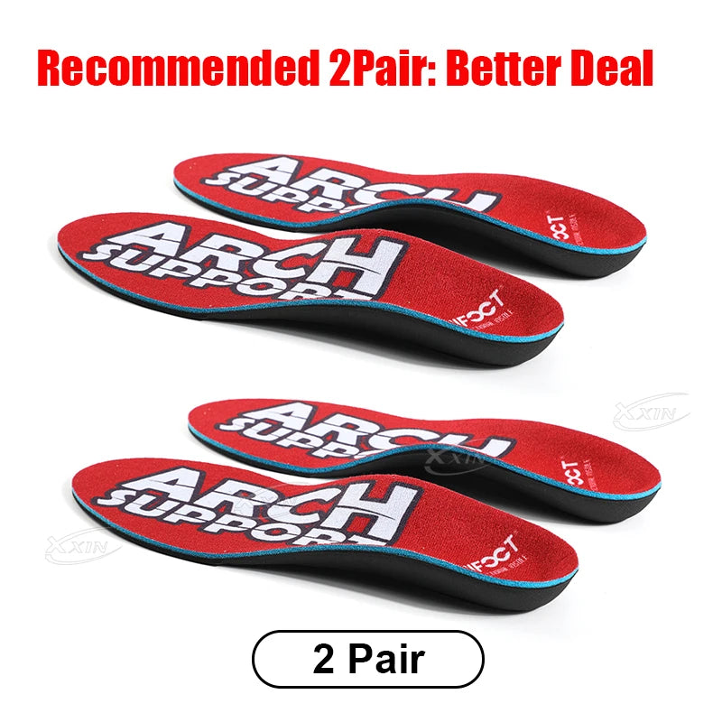 【Xxin】Arch Support Insole Orthopedic Insole Women Men Flat Foot Shoe Pad size35-46
