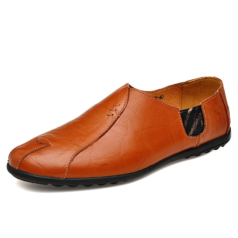 Men's Casual Shoes Sapato Masculino Dress Shoes Plus Size Genuine Leather Shoes Men Luxury Moccasins