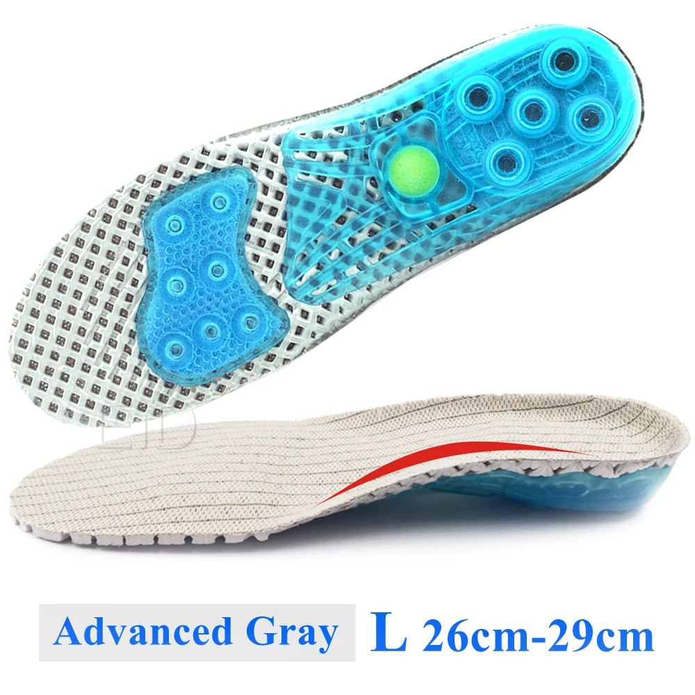 Silicone orthopedic shoes sole Insoles EVA Spring orthotic insoles flat feet  arch support inserts Plantar Fasciitis,foot care