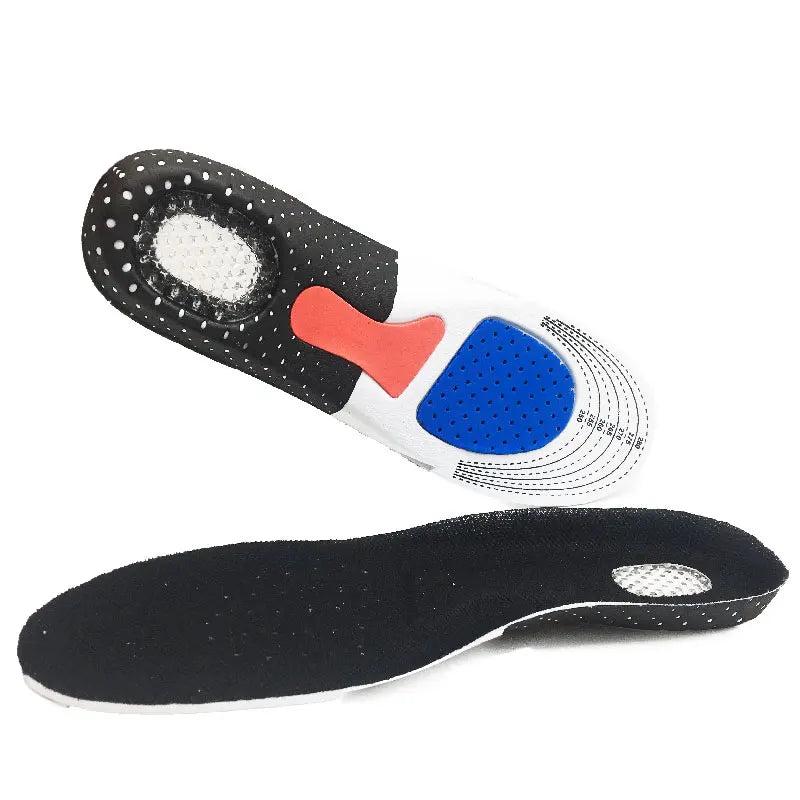 Silicone Gel Insoles Sport Running Insoles for feet Man Women orthopedic pad Massaging Shock Absorption arch support