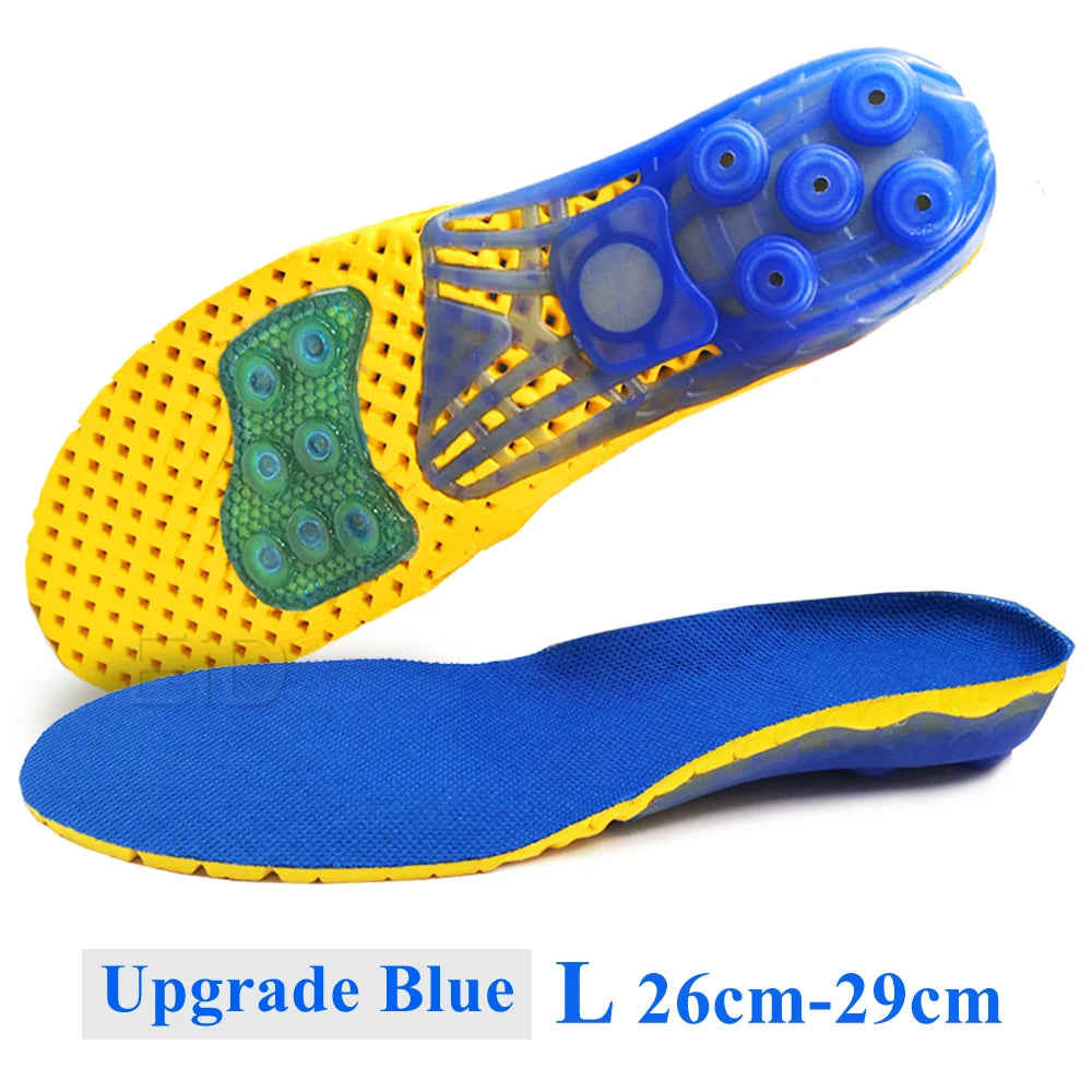 Silicone orthopedic shoes sole Insoles EVA Spring orthotic insoles flat feet arch support inserts Plantar Fasciitis,foot care