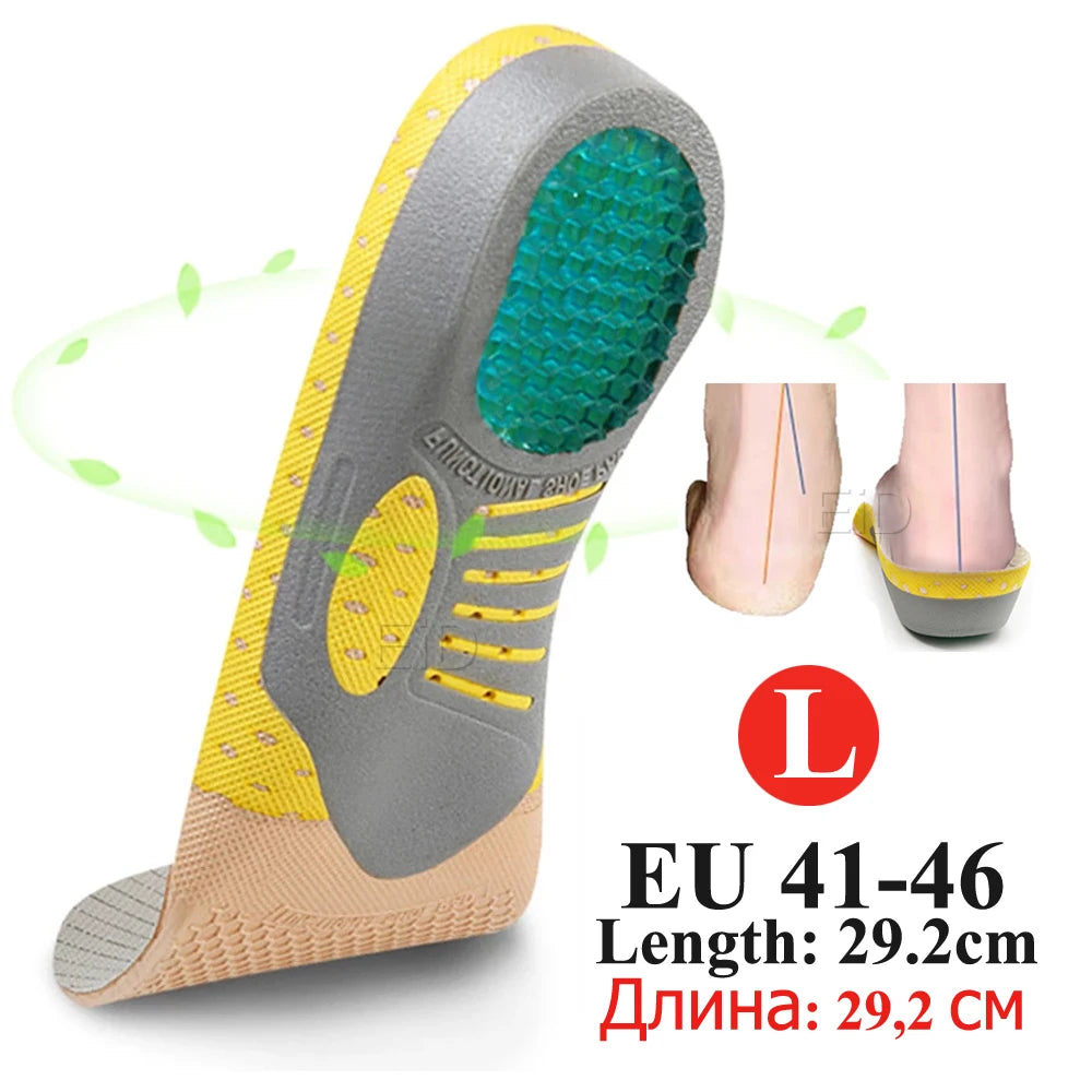 EiD PVC silicone Gel orthopedic shoes sole Insoles flat feet orthotic insoles arch support inserts Plantar Fasciitis,foot care