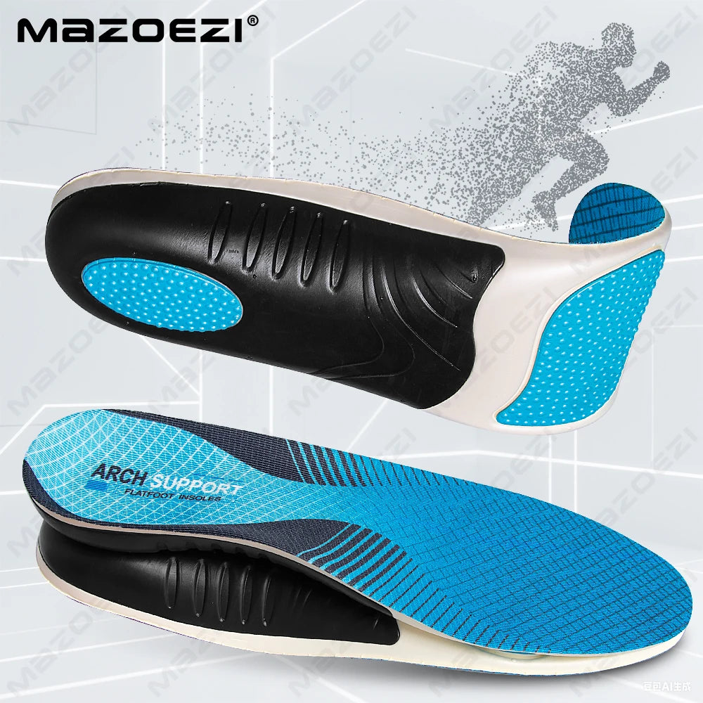 Orthopedic Insoles for Feet Sport Shock-absorbing Insole for Shoes Arch Support Plantar Fasciitis Templates Pads Men Women Sole