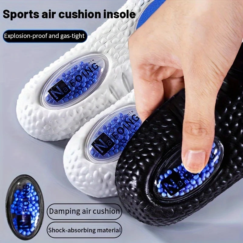1 Pair EVA Insoles for Shoes Sole Shock Absorption Deodorant Breathable Cushion Running Insoles for Feet Man Women