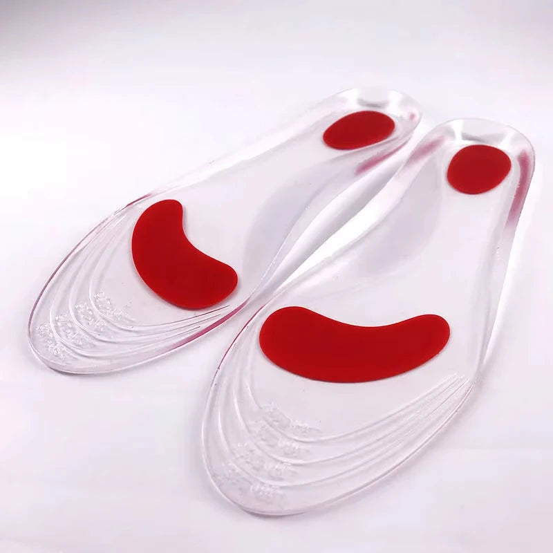 Silicon Orthopedic Insoles Gel Medical Insoles for Shoes Men Women Flat Foot Arch Support for Plantar Fasciitis Relief Shoe Pad