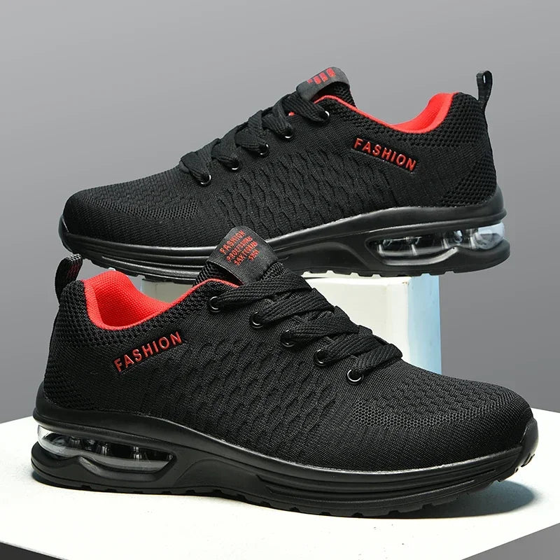 Plus Size 46 47 Mens Sports Shoes New Fashion Summer Black Sneakers Man Cushioning Air Running Shoes Husband Chaussure De Course