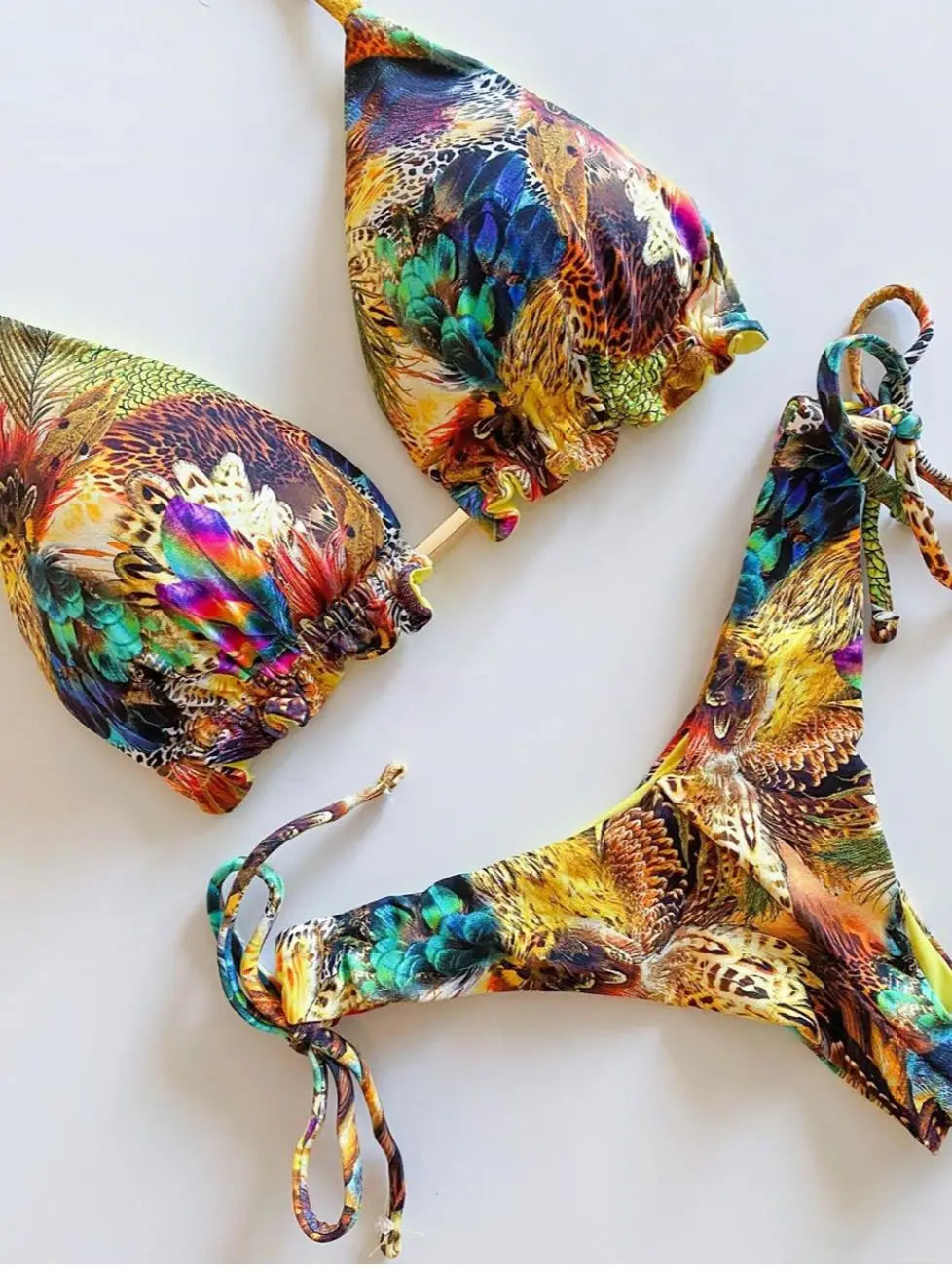 RUOTONGSEPT 2023 Popular Womens Beachwear Sexy Bikinis Set Hot Sport Swimwear Push-Up Padded Swimsuit Exquisite Bather Swimwear