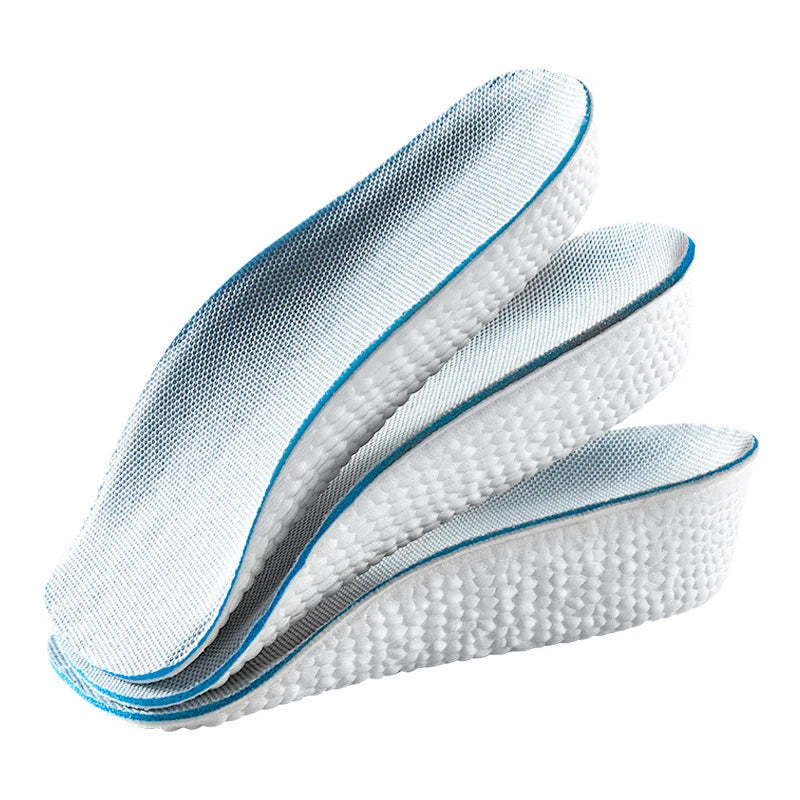 Soft Height Increase Insoles Sneakers Heel Lift Memory Foam Light Weight Shoe Pads for Men Women Arch Support Orthopedic Insoles