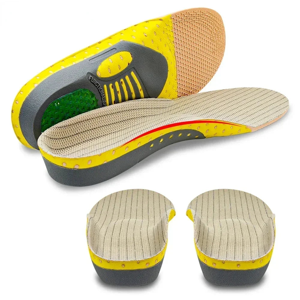 1Pair Orthopedic Insoles Orthotics Flat Foot Health Sole Pad for Shoes Insert Arch Support Pad Plantar Fasciitis Feet Care Pads
