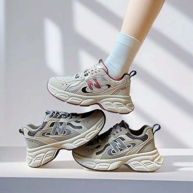 New Fashion Low Top Breathable Clunky Sneakers