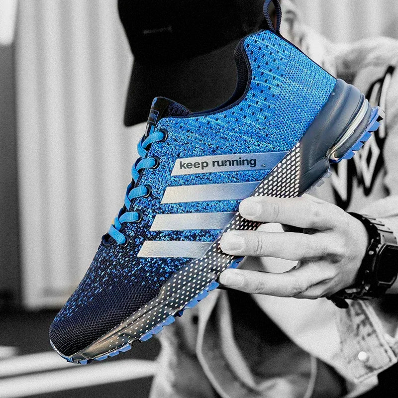 Sneakers Fashion Breathable Mesh Comfortable Black Sports Shoes