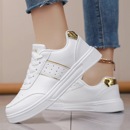 Women Sneakers Summer Casual Walking Shoes Woman Flat Lace Up High Quality Sneakers Flat-bottomed Casual Shoes