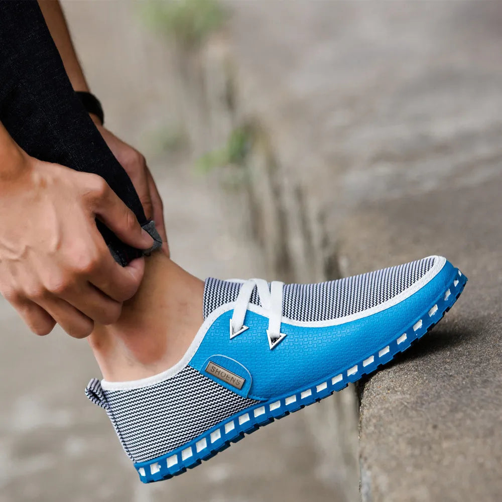 Men Casual Leather Shoes Fashion Comfortable Business Male Shoe Summer Spring Light Plus Size Footwear New Man Sneakers