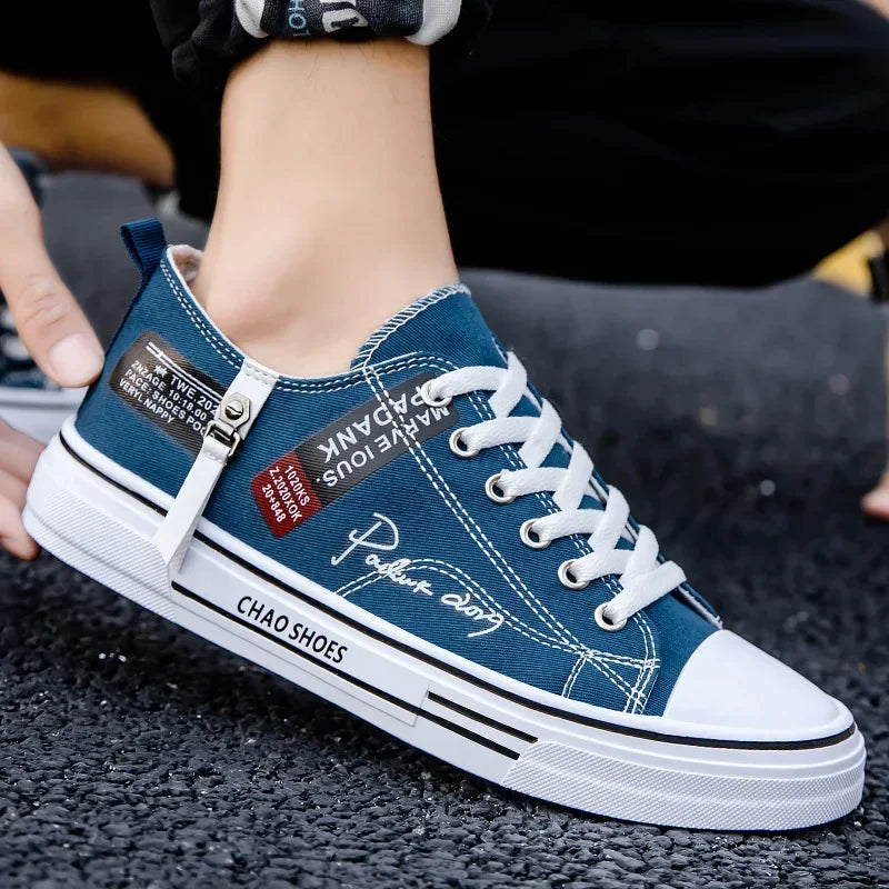 Men Sport Shoes Autumn New Breathable Me Canvas Shoe Comfortable Casual Men Shoes Light Tennis Shoe Trend Skate Shoe Man Sneaker