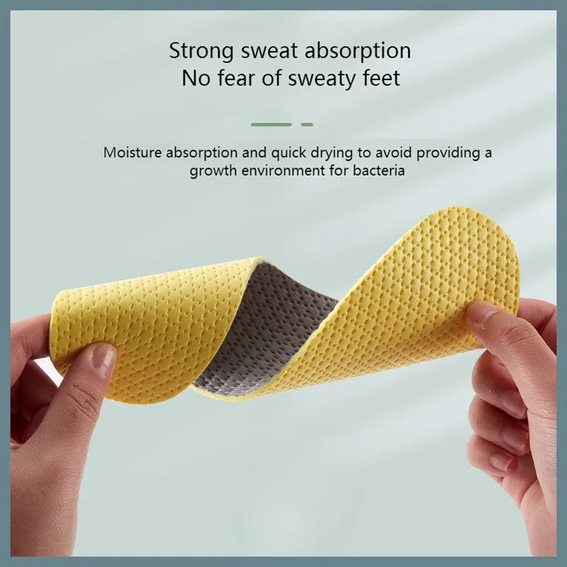 Memory Foam Insoles for Shoes Breathable Deodorant Running Sport Insole for Feet Anti-slip Template Soft Comfortable Shoe Sole