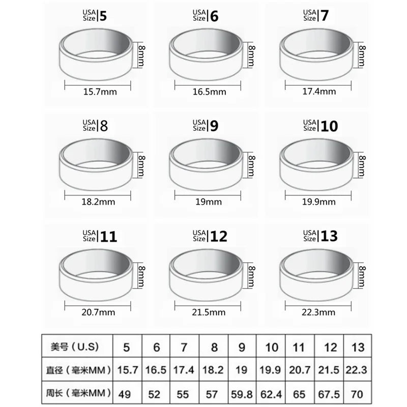316L Stainless Steel Oval Natural Stone Ring For Men Women Finger Jewelry Accessories Black Green Tiger Eye Stone Rings