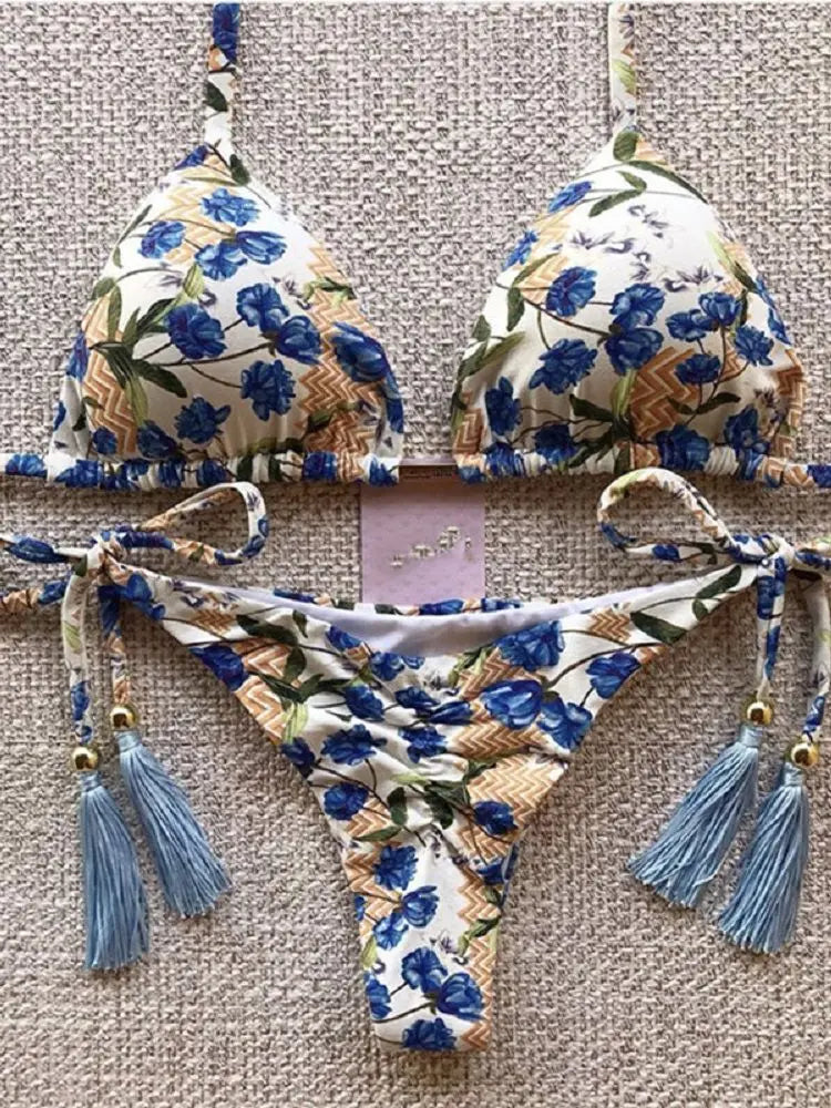 Sexy Micro Bikinis Swimwear Women Push-up Swimsuit Bathing Suit Bandage Beach Wear Brazilian Biquini Bikini Set