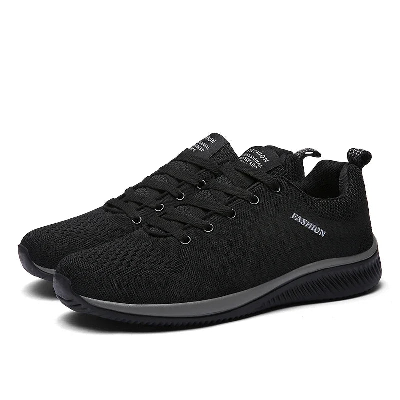 Men Running Walking Knit Shoe Casual Sneakers Breathable Sports Running Athletic Gym Lightweight Outdoor Women Shoes Size38-48