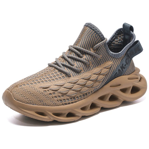 2025 Running Sneakers Newest Breathable Comfort For Men Low Top Large Size Men's Sports Increase Shoes Mesh Jogging Casual