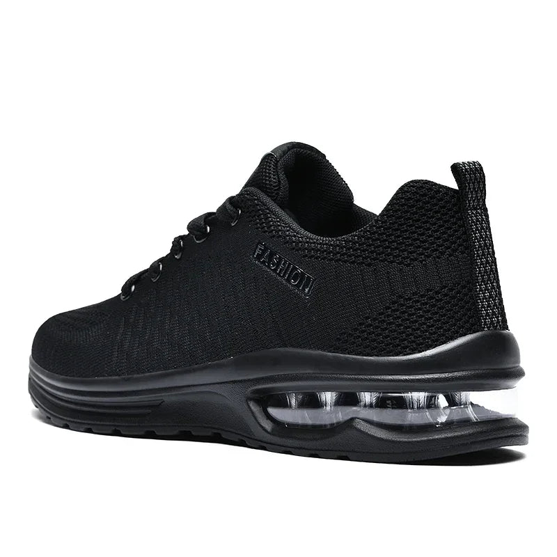 Plus Size 46 47 Mens Sports Shoes New Fashion Summer Black Sneakers Man Cushioning Air Running Shoes Husband Chaussure De Course