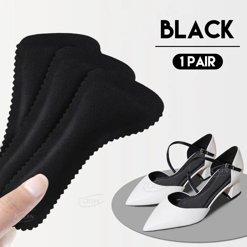 【Xxin】1pair/2pair Sandal Insoles Women absorbent High Heels Insoles  Women Insole Non-slip Latex Insoles For Shoes size35-40