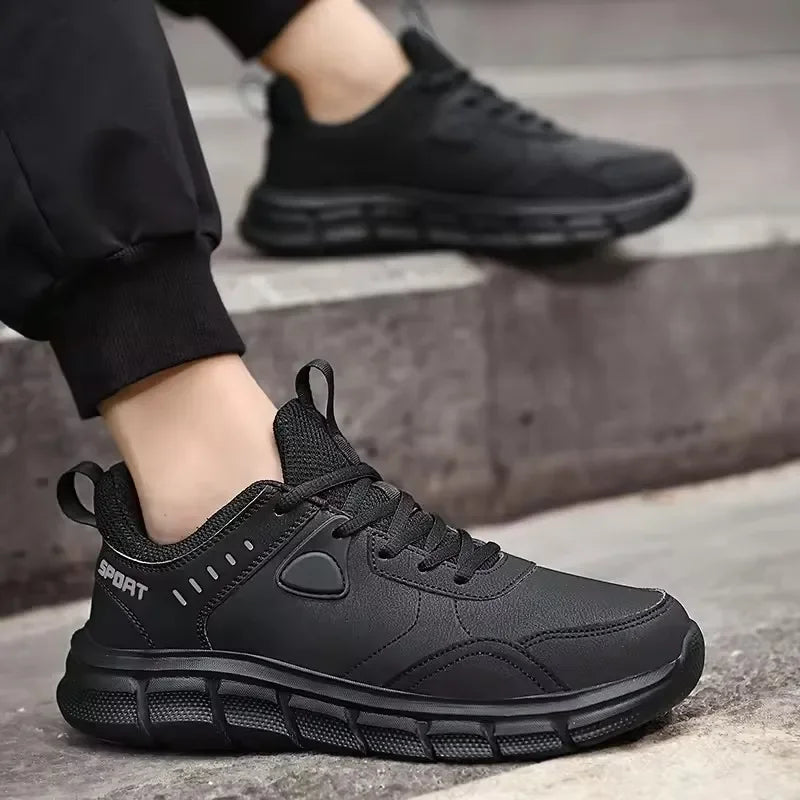 Men Waterproof Athletic Sneakers Breathable Comfortable Casual Sneaker Ear-resistant Non Slip Walking Men Shoes Tenis Masculino