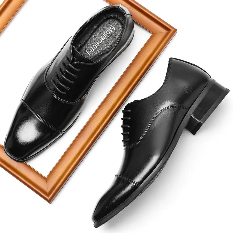 High Quality Men Casual Leather Shoe Classic Business Dress Shoes Fashion Office Oxfords Luxury Wedding Shoes for Men Big Size46