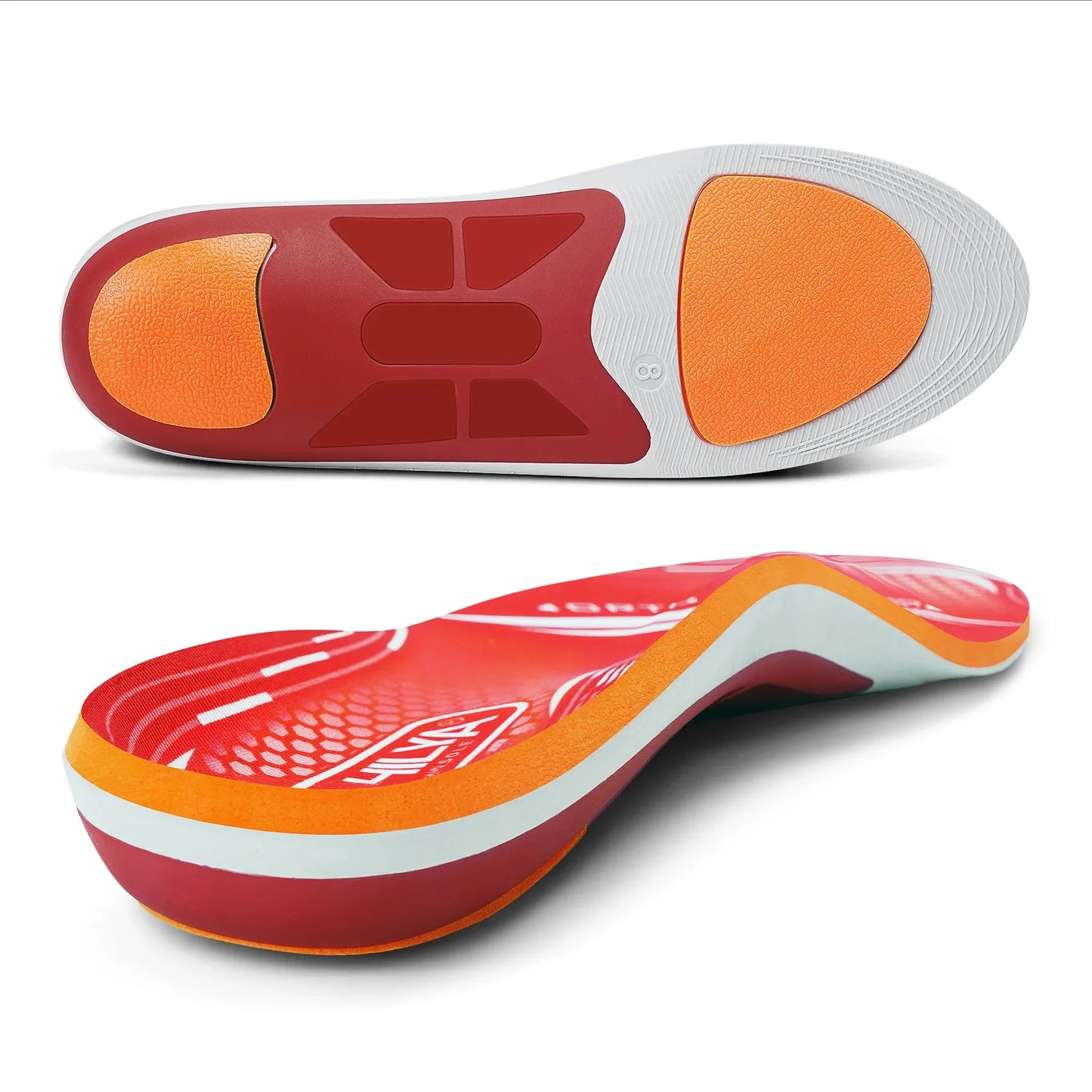 iFitna Plantar Fasciitis Relief Orthopedic Insole Flat Feet High Arch Support Insert Metatarsal Pain Men&Women Standing All Day