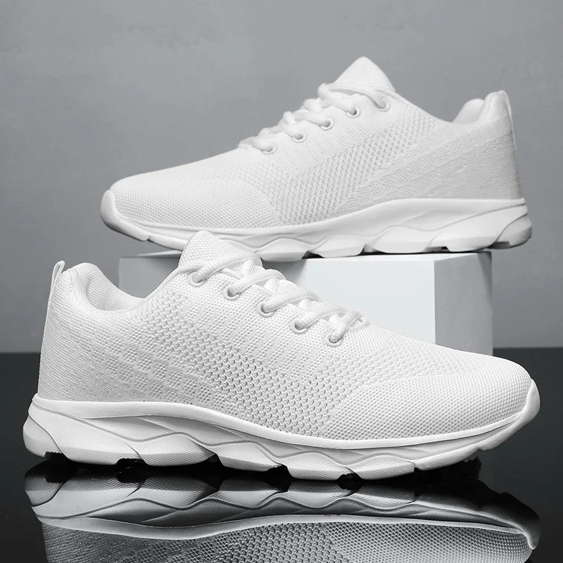 Summer Lightweight Shoes Mesh Running Shoes Breathable Walking Footwear