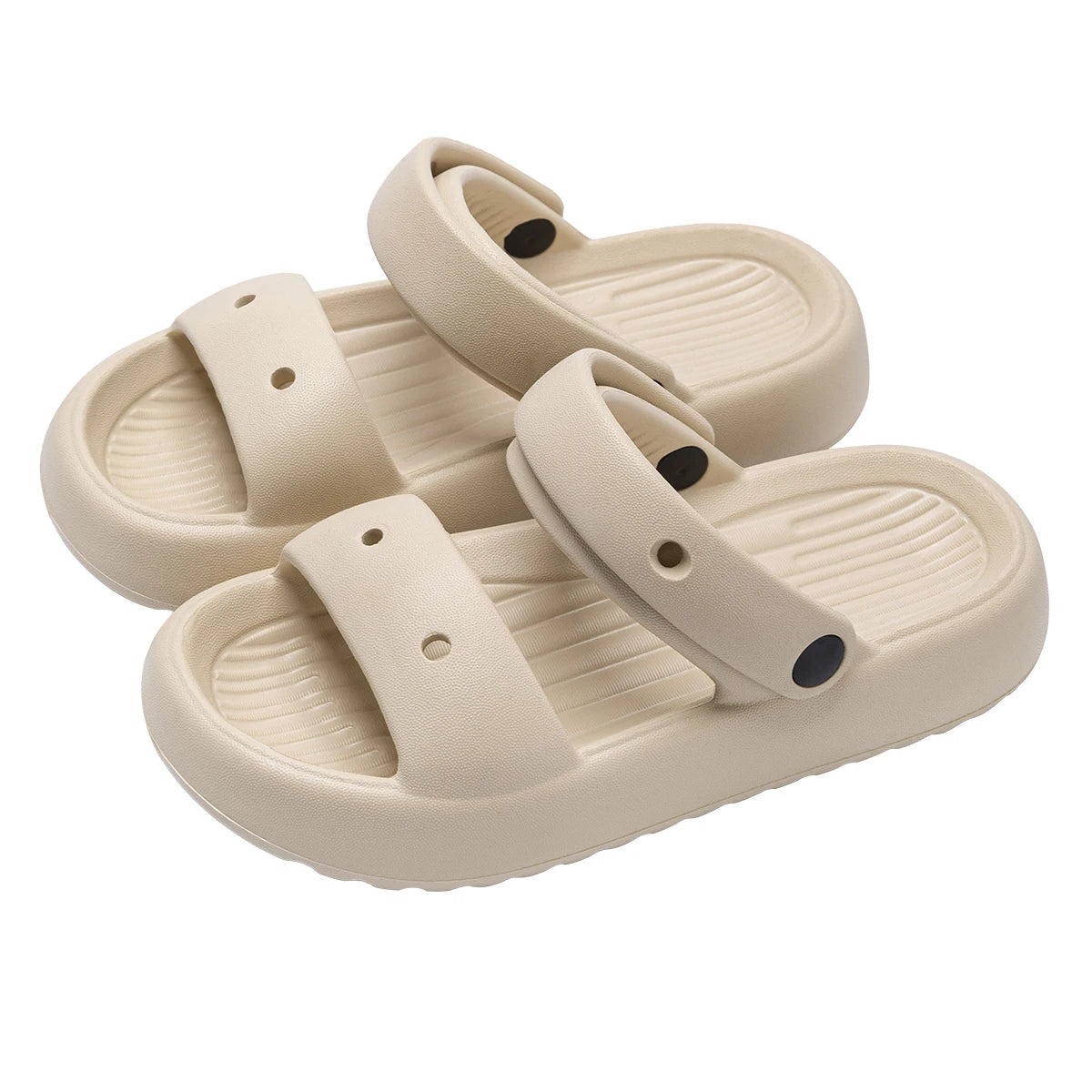EVA Women Sandals Summer Increased Height Thick Bottom Sandals Comfortable Soft Indoor Outdoor Sandals