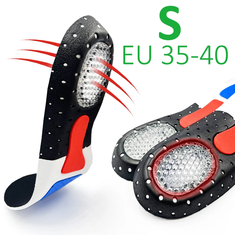 WINRUOCEN Unisex For Plantar fasciitis High Arch Support Insoles Premium PVC Orthopedic Shoes Sole Sports Feet Care Insert