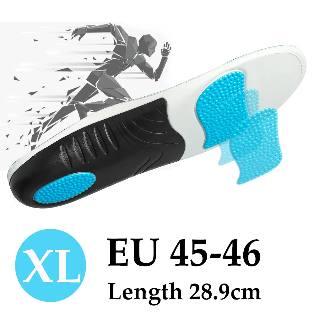 Orthopedic Insoles for Feet Sport Shock-absorbing Insole for Shoes Arch Support Plantar Fasciitis Templates Pads Men Women Sole