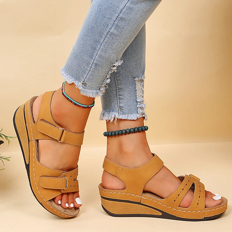 Fashion Summer Sandals Women Shoes Wedge Walking Shoes Comfortable Women's Sandals Soft Light Female Footwear Sandal Women