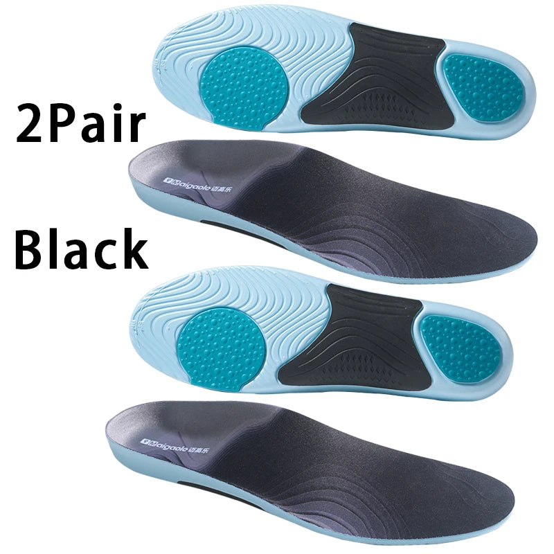 1Pair/2Pair Men's and Women's Sports Insoles Flat Foot Arch Support Orthotic Insoles Shock Absorbing Sole Comfortable Shoe Pads