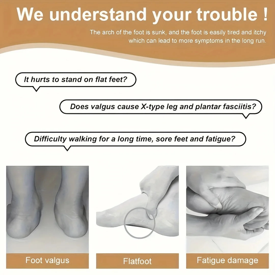 Leather Orthotic Insoles Half/Full Pad Orthopedic Flat Feet Heel Pain Arch Support O/X Leg Corrected Insoles Shoes Sole Insert