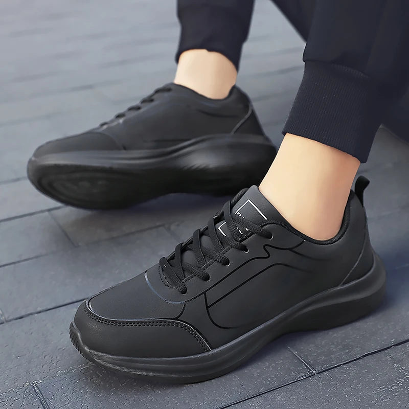 Sneakers Anti-slip Breathable Walking Shoes Lace Up Soft Casual Shoes Lightweight