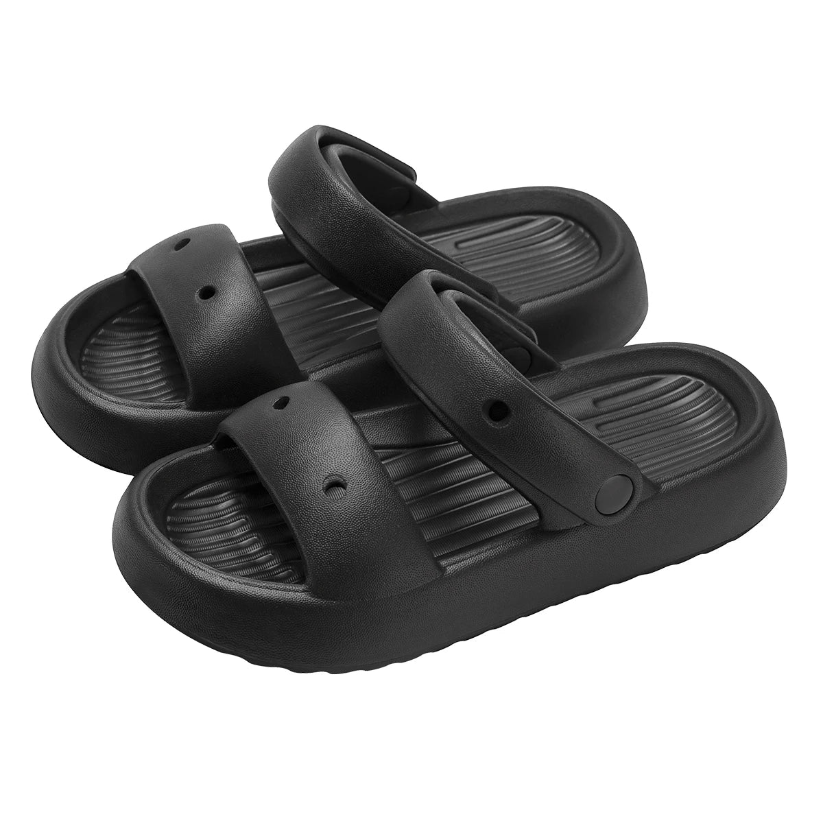 EVA Women Sandals Summer Increased Height Thick Bottom Sandals Comfortable Soft Indoor Outdoor Sandals