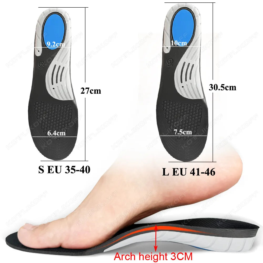 Best Mens Women Shoes For Orthotics Inserts Orthopedic Insole Arch Support Flat Foot Health Shoe Sole Pad insoles For Shoes Padd