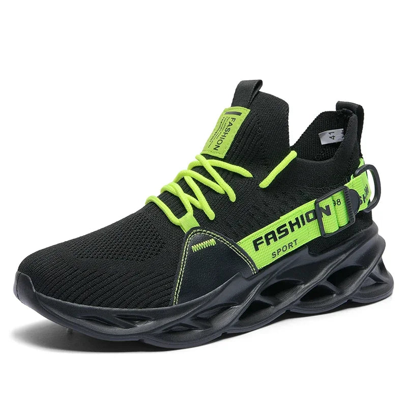 2025 Men's Shoes Fashion Lightweight Breathable Mesh Sports Shoes Outdoor Leisure Slow Walking Running Shoes Large Size 38-46
