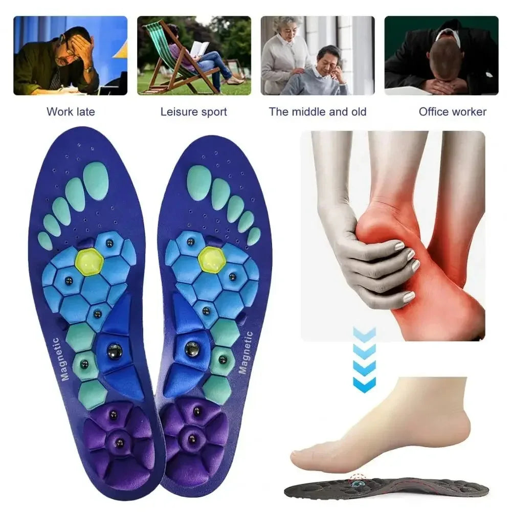 Magnetic Massage Insoles Arch Support Insoles Orthopedic Inserts