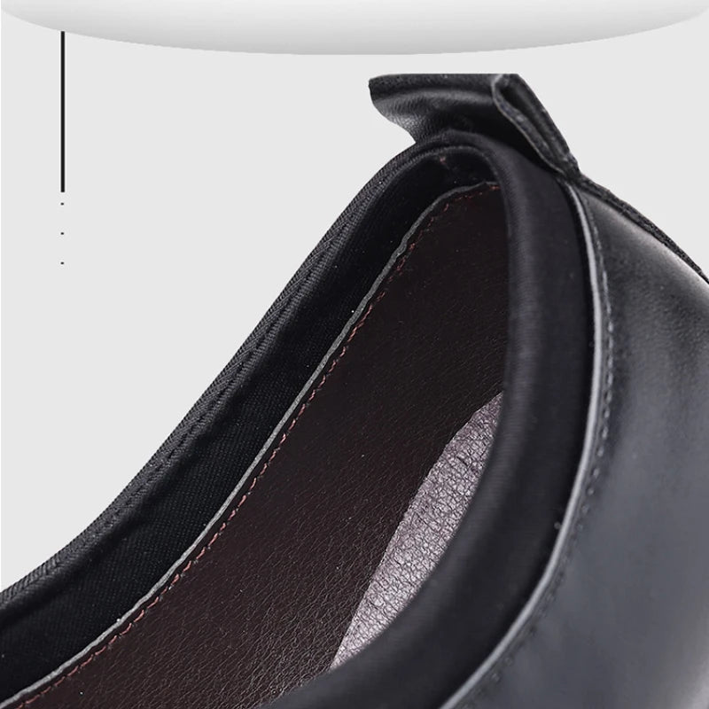 Men Dress Shoes Slip on Formal Suit Wedding Shoes for Male Wedding Office Work Shoes Slip on Loafers Elegant Man Dress Shoes