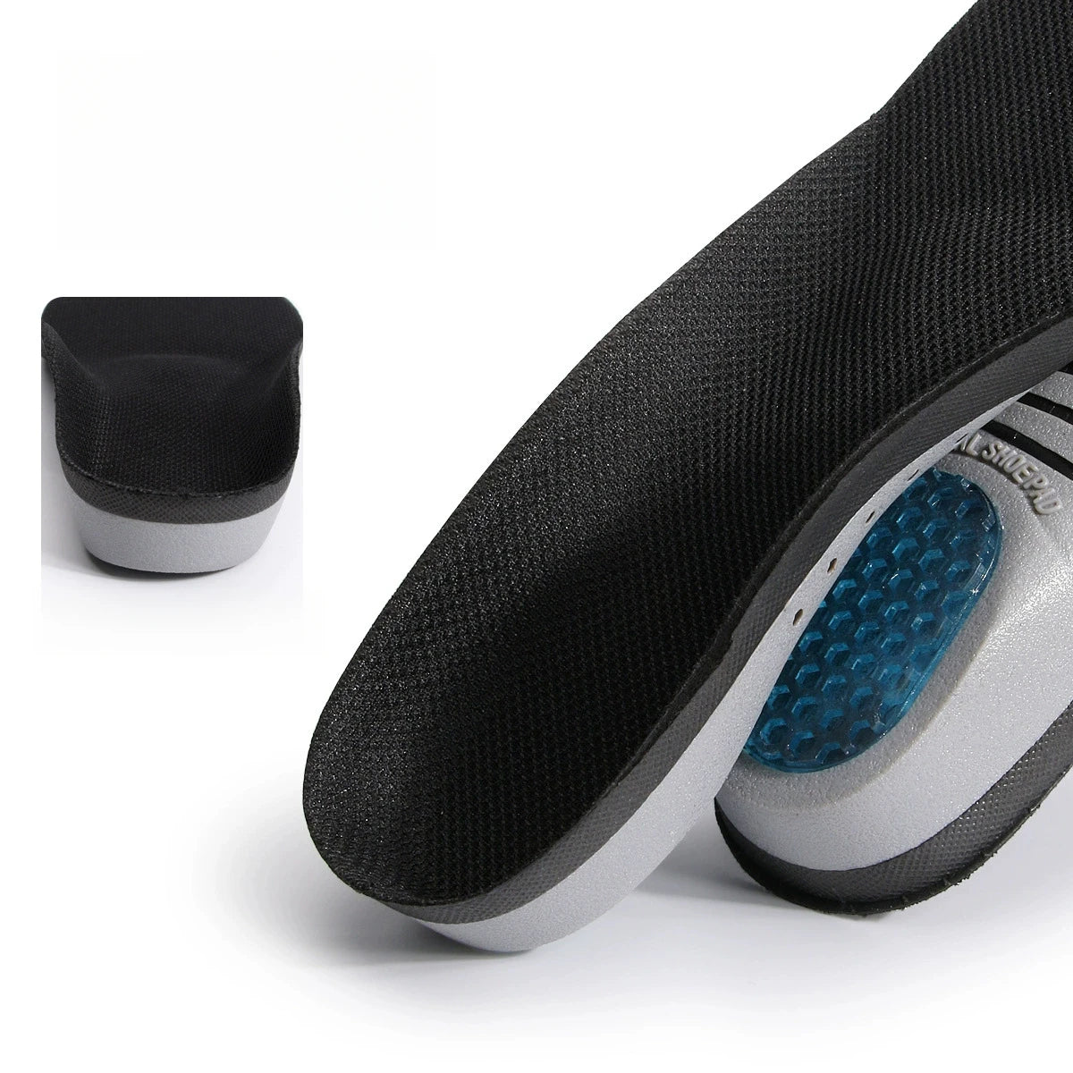 1 Pair Foot Pain Relief Supportive Shoe Inserts Orthotic Arch Support Cushioned Comfort Insoles for Women Men Heel Pain Relief
