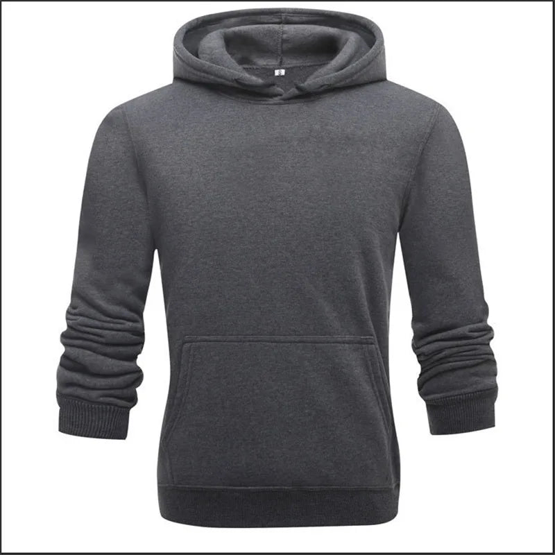 new couple sports style polyester hoodie plus fleece loose hoodie solid color hoodie windproof breathable coat top