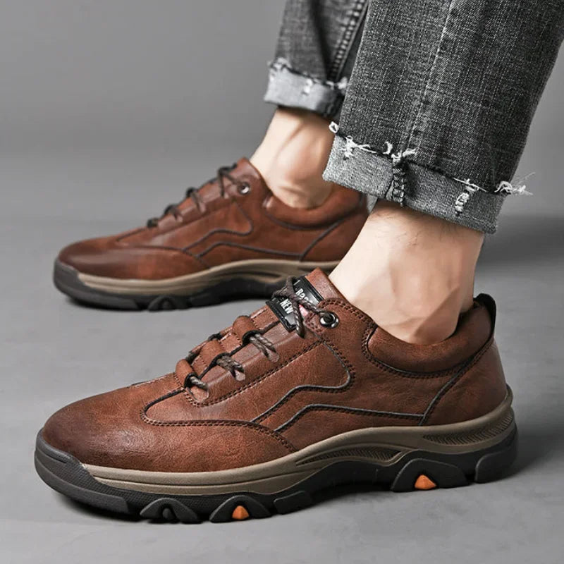 Men's Casual Shoes Outdoor Sneakers Men Retro Leisure Business Shoes Non Slip Comfortable Sports Walking Shoe Tênis Masculino