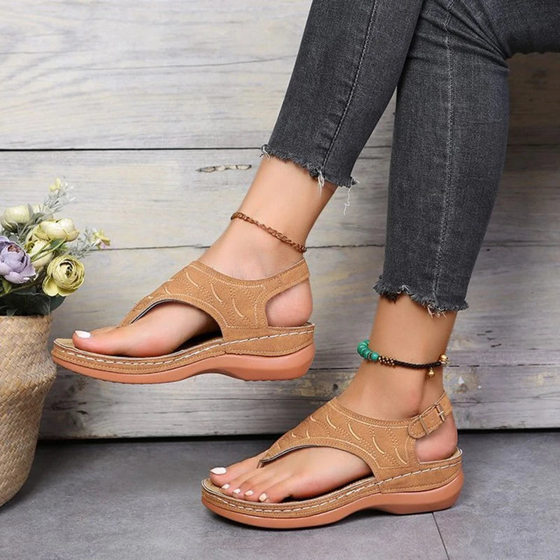 Autumn Wedges Shoes for Women High Heels Sandals Summer Shoes 2023 Flip Flop Chaussures Femme Platform Sandals Plus Size 35-43