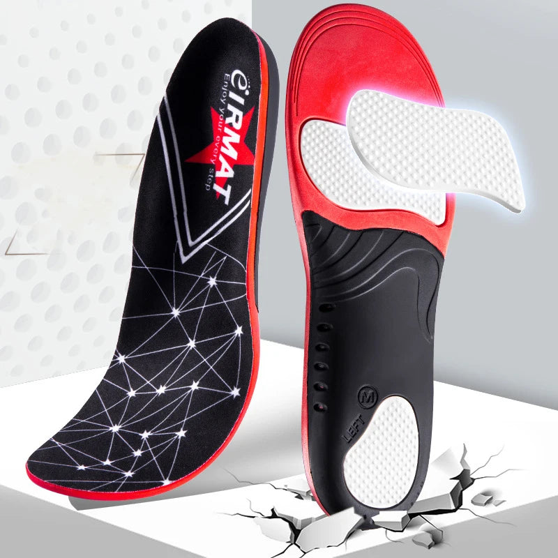 arch support sports insoles men women Flatfoot valgus correction insoles Plantar Fasciitis Insoles Silicone shock absorbing sole