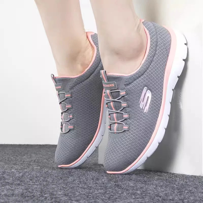 sneakers Summer breathable mesh casual running shoes Lightweight cushioned jogging shoes