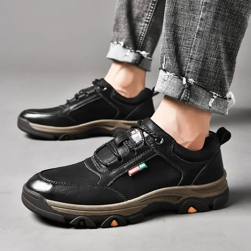 Men's Casual Shoes Outdoor Sneakers Men Retro Leisure Business Shoes Non Slip Comfortable Sports Walking Shoe Tênis Masculino