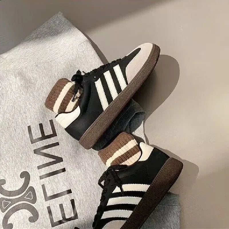 New Fashion Hundred Matching Retro De Training Shoes Women