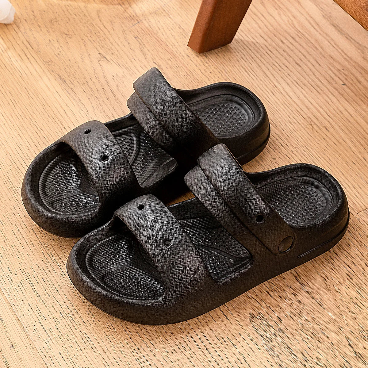 EVA Women Sandals Summer Increased Height Thick Bottom Sandals Comfortable Soft Indoor Outdoor Sandals